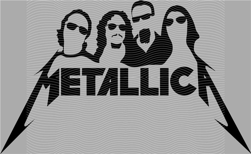 Metal band half-tone-MB 588
